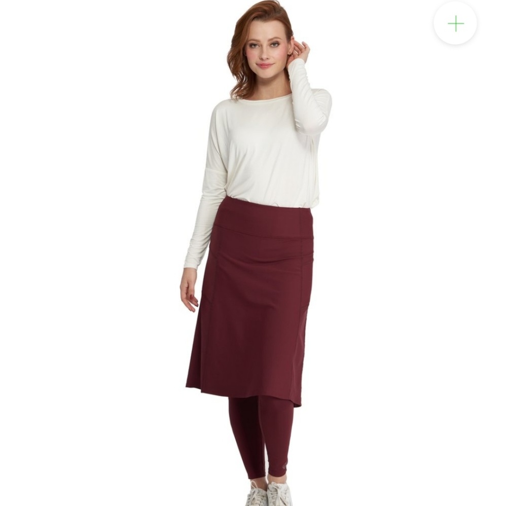 Activewear skirt attached to leggings